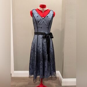 Jessica McClintock Elegant Tulle Cocktail Dress